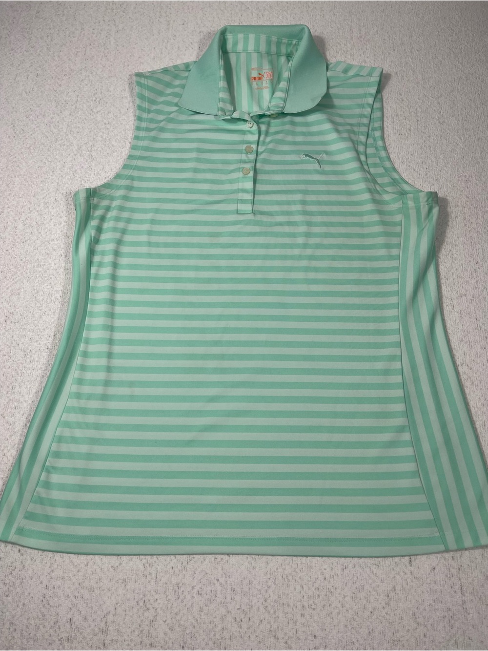 Puma Women’s Sports Style Dry Cell Athletic Top, Sleeveless, Large. SKU#0404